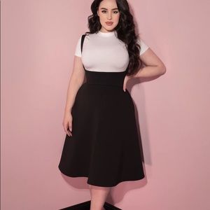 Vixen by Micheline Pitt Cozy Skater Skirt Jumper - Size XL